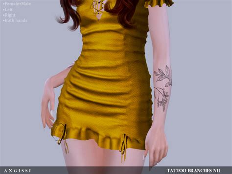 Tattoo Branches N11 The Sims 4 Catalog