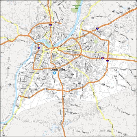 Louisville Ky Map