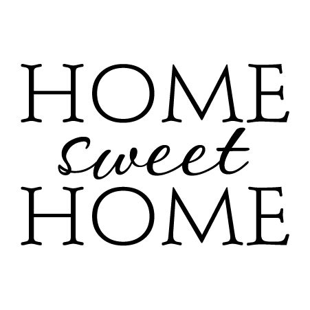Simple Home Sweet Home Wall Quotes™ Decal | WallQuotes.com