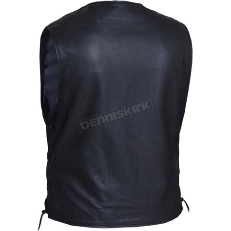 Unik Men S Black Premium Naked Cowhide Leather Conceal Carry Vest My Xxx Hot Girl