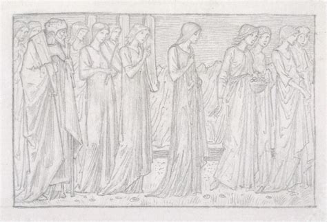 Burne Jones Catalogue Raisonné Study Of The Bridesmaids For The