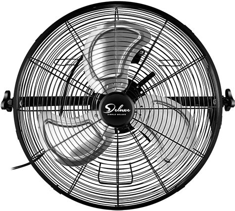 Simple Deluxe 18 Inch Industrial Wall Mount Fan 3 Speed Commercial