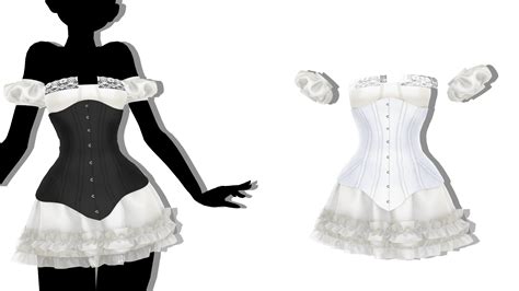 Mmd Sims 4 Corset Dress By Fake N True On Deviantart