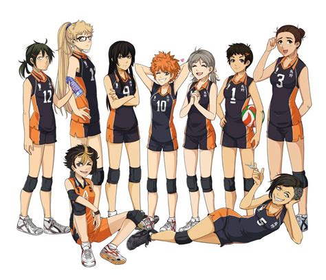 The Volleyball Team Is Posing For A Photo