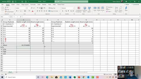 Tutorial How To Use Excel To Do Basic Data Analyses Part 1 Calculations Youtube