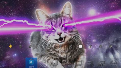 Our very own sun is a star: PS4 Themes BRIKS 2 Laser Cat in Space Dynamic Theme ...