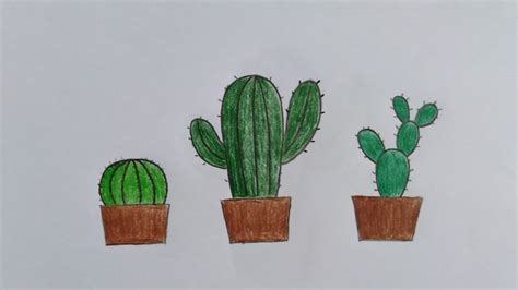 Tutorial showing how to make a simple cactus with spikes using hair particles and simple materials. สอนวาดรูปกระบองเพชร น่ารัก แบบง่าย ๆ 🌵How to Draw Cactus ...