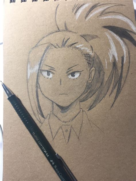 Momo Yaoyorozu Drawing Bokunoheroacademia