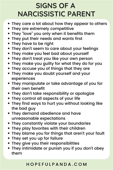 22 Signs Of Narcissistic Parents How To Tell If Your Parent Is A