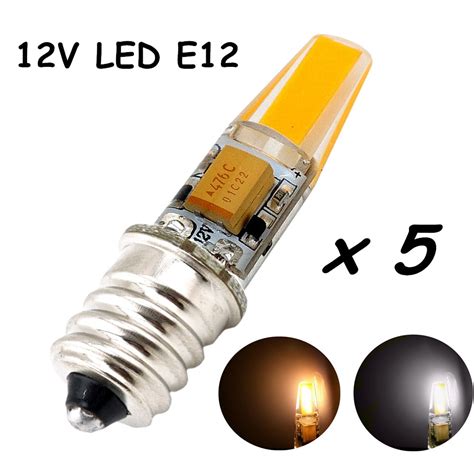 12v E12 Led Light Bulb 2 Watt 200lm Omnidirectional Candelabra Bulb E12