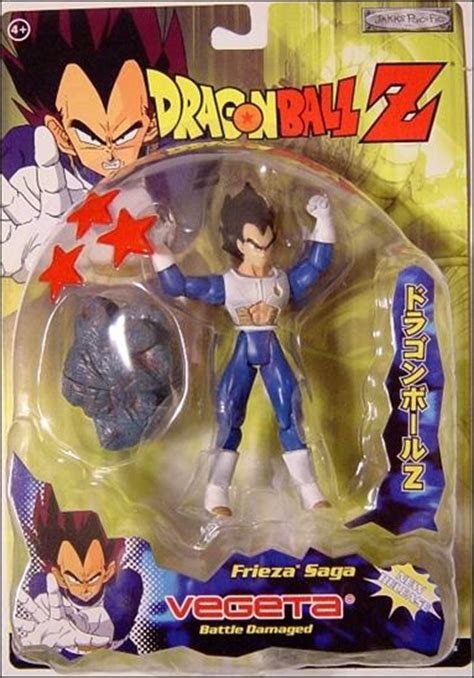 Stl file 3 parts ready to printing : Dragon Ball Z Vegeta (Battle Damaged), Jan 2003 Action Figure by Irwin Toys