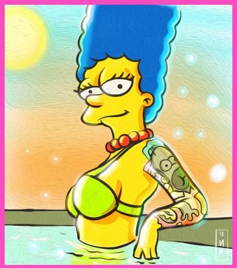 Marjorie Jacqueline Simpson N E Bouvier Et Surnomm E Marge Est Un Personnage Fictif De La