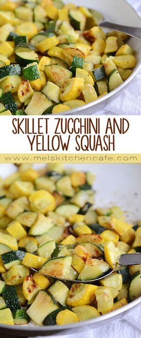 Place the vegetables in a single layer on the baking sheets. Simple Skillet Zucchini and Yellow Squash | Recipe ...