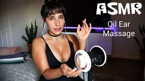 Asmr 💧 Oil Ear Massage No Talking Tingles Youtube