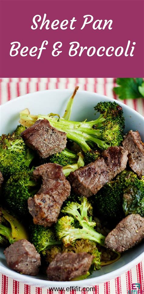 Sheet Pan Beef And Broccoli Is A Quick And Healthier Version Of A Takeout Favorite With All The