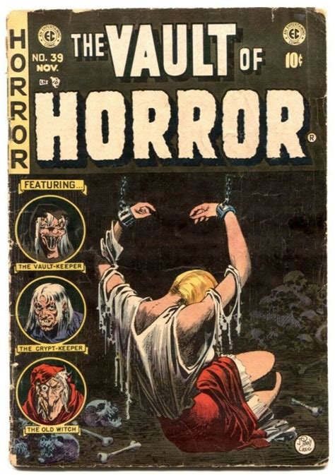 Vault Of Horror 39 1954 Ec Comics Bondage Cover Gvg Comic Books Golden Age Ec Horror