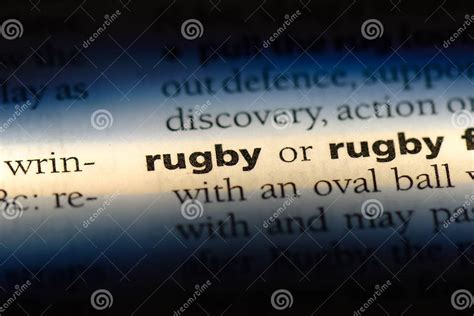 Rugby Stock Image Image Of Idea Word Isolated Writing 126615921