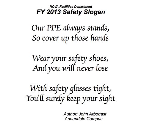 Explore the importance of safety in your lives through famous security/protection quotations and sayings and live a happy, healthy and safe life. Quotes about Slogan (152 quotes)