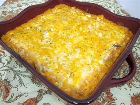 Cooked chicken, shredded or cubed, (makes a great use for leftover chicken. mexican chicken casserole with doritos and rotel