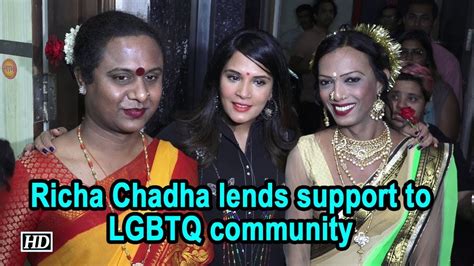 Richa Chadha Lends Support To Lgbtq Community Youtube
