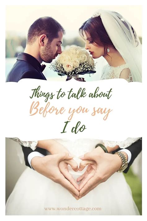5 important things to talk about before you get married the wonder cottage