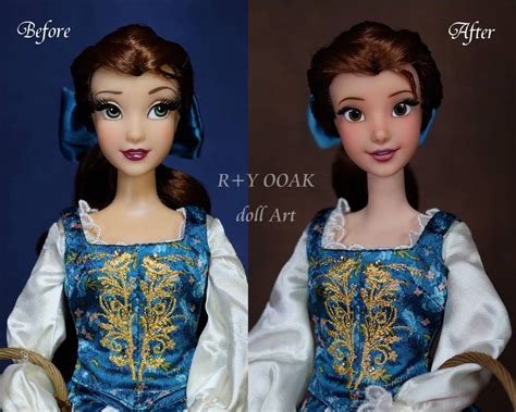 belle ooak doll by ryfactory on deviantart disney dolls ooak dolls disney princess dolls