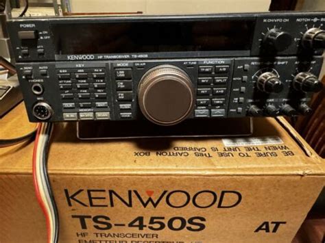 Kenwood Ts 450s Hf Transceiver With Mc 60 Amplified Mic Factory Box Ham Radio Ebay