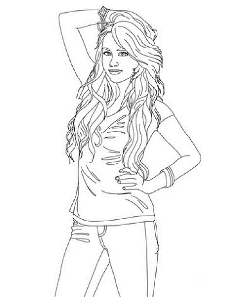 Hannah montana coloring pages to download and print for free in. Free Printable Hannah Montana Coloring Pages For Kids