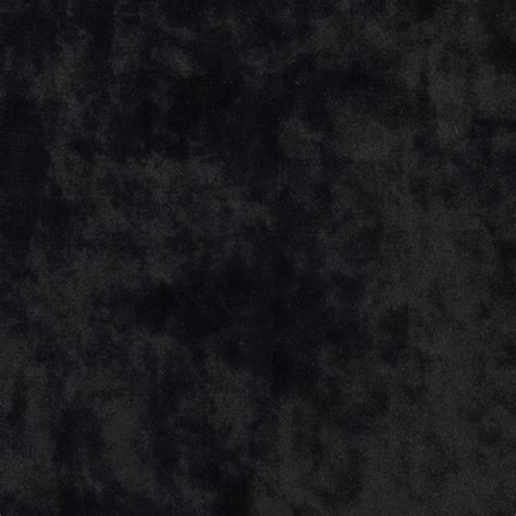 Black Plain Solid Microfiber Upholstery Fabric