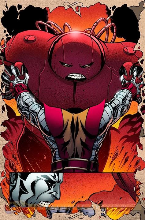 Juggernaut Vs Colossus Marvel Comics Art Comic Villains