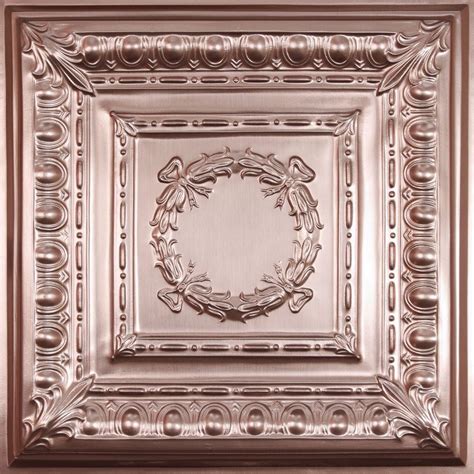 About 2% of these are ceiling tiles, 0% are wallpapers/wall coating. Ceilume Empire Faux Copper 2 ft. x 2 ft. Lay-in or Glue-up ...