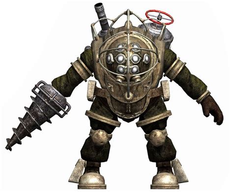 big daddy render characters and art bioshock bioshock big daddy bioshock art
