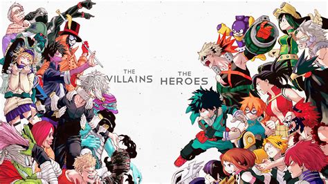 The Villains Vs The Heroes Papel De Parede Hd Plano De Fundo 1920x1080