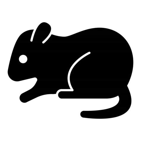 90 Funny Of Hamsters Silhouette Stock Illustrations Royalty Free
