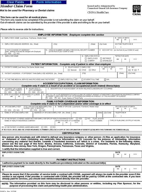 Safeguard your health with our personal/group medical insurance plans & solutions to relieve your financial pressure & focus on recovery. Cigna Medical Claim Form Download the free Printable Basic ...