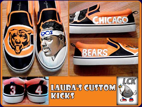 Custom Chicago Bears Shoes For Kelli In Florida Chicago Bears Shoes
