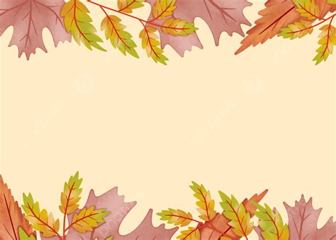 Autumn Background With Beautiful Colors Autumn Background Leaves