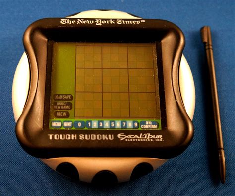 Excalibur Touch Sudoku Electronic Handheld Travel Game Number Strategy