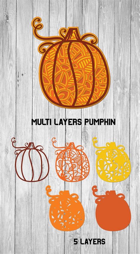 3d Pumpkin Svg File Svg Images Collections