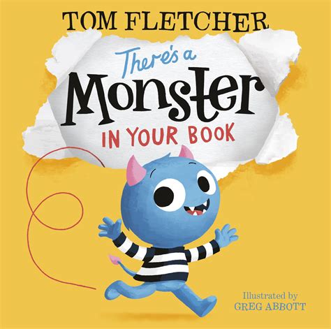 there s a monster in your book by tom fletcher penguin books australia