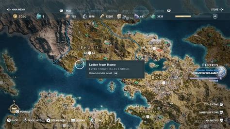 Assassins Creed Odyssey Interactive Map Maps Location Catalog Online