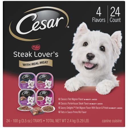Discover ideas about coupon matchups. Cesar Classics Small Breed Adult Wet Dog Food, Steak ...