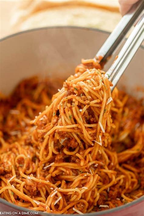 One Pot Spaghetti Recipe How To Make One Pot Spaghetti