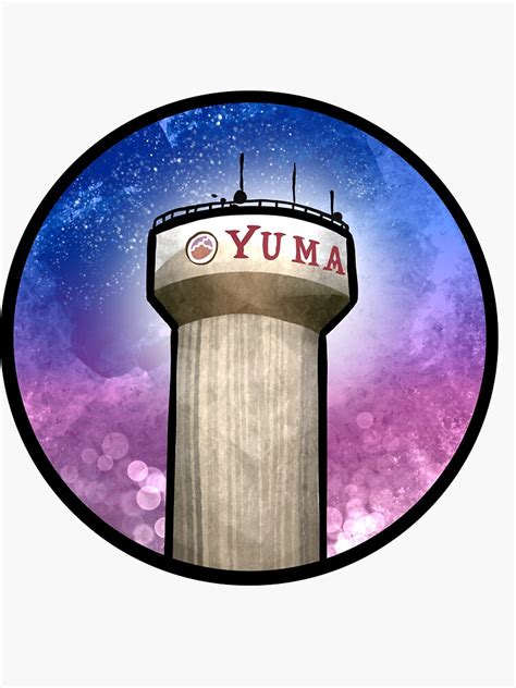 Yuma Water Tower Sticker For Sale By Lefancywalrus Redbubble