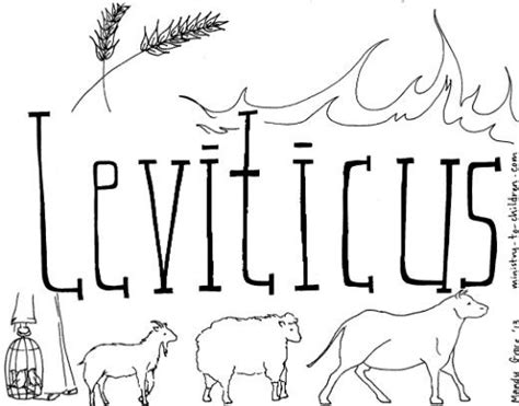 Leviticus Bible Coloring Page