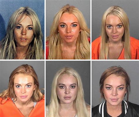 17 Celebrity Mugshots That Are Cringy Af Линдси лохан Магшоты