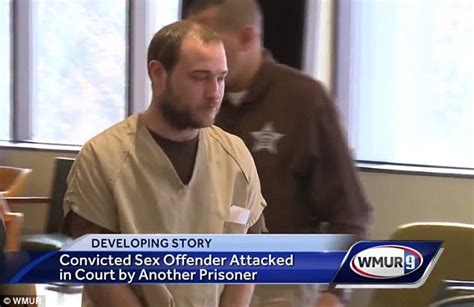 nh sex offender attacked in court by another prisoner daily mail online
