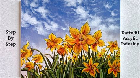 35 Latest Acrylic Daffodils Painting