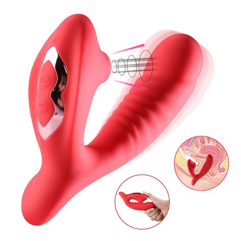 Wearable Clitoris Sucker Dildo Vibrator For Woman Vibrator Oral Blowjob