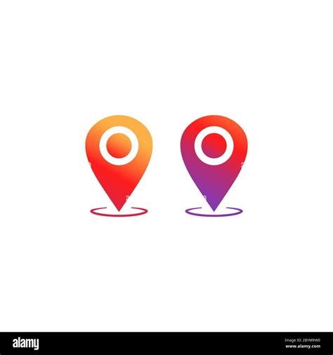 Geo Pin Location Icon In Different Colors Or Geolocation Gps Map